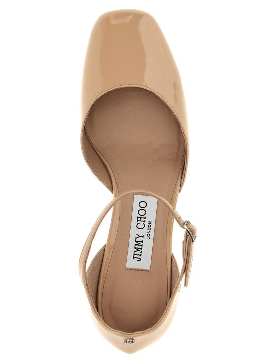25SS 지미추 힐/펌프스 PIXIEBH45PZBMACARONCRYSTAL Beige - JIMMY CHOO