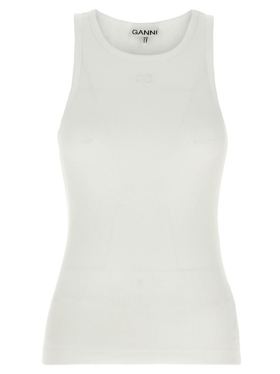 25FW 가니 민소매 티셔츠 T3897151 White