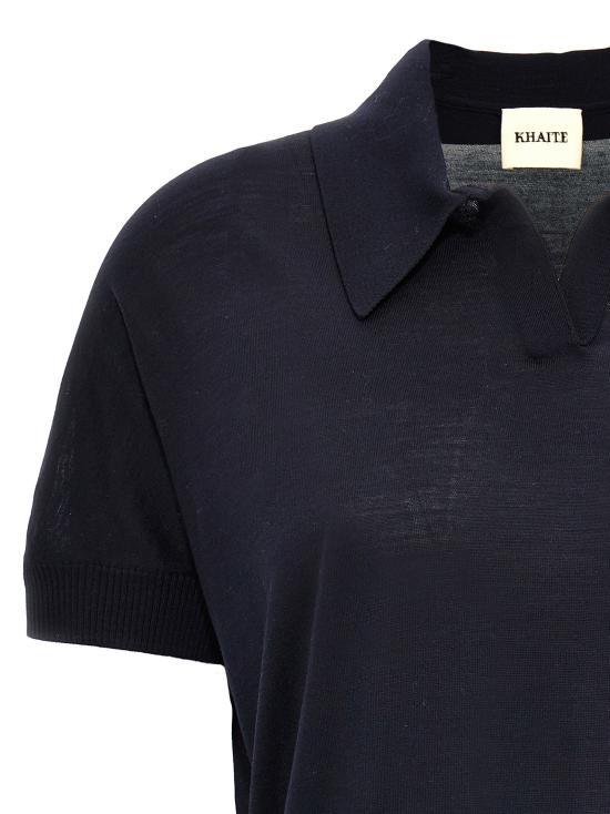 25FW 케이트 폴로 티셔츠 9747511358 Blue - KHAITE