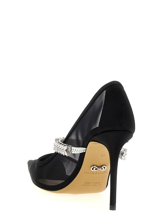 25SS 마흐앤마흐 힐/펌프스 R25S090695NETB17BLACK Black - MACH&MACH