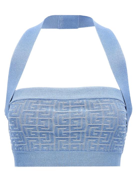 25SS 발망 민소매 티셔츠 EF1AA025KI02SPB Light Blue