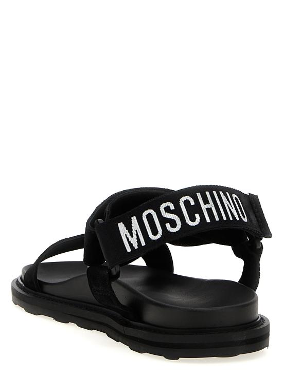 25SS 모스키노 샌들 MB16253G0MGF0000 Black - MOSCHINO