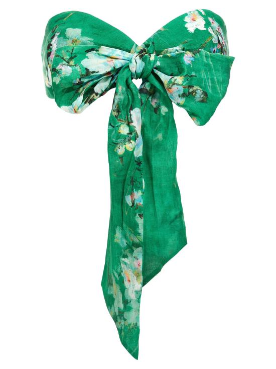 25SS 짐머만 민소매 티셔츠 1788TRS255GRWCFL Green - ZIMMERMANN