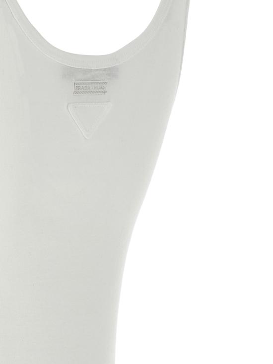 25SS 프라다 민소매 티셔츠 39603SOOO10Z0F0009 White - PRADA