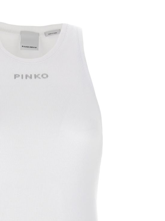 25FW 핑코 민소매 티셔츠 100822A22XZ04 White - PINKO