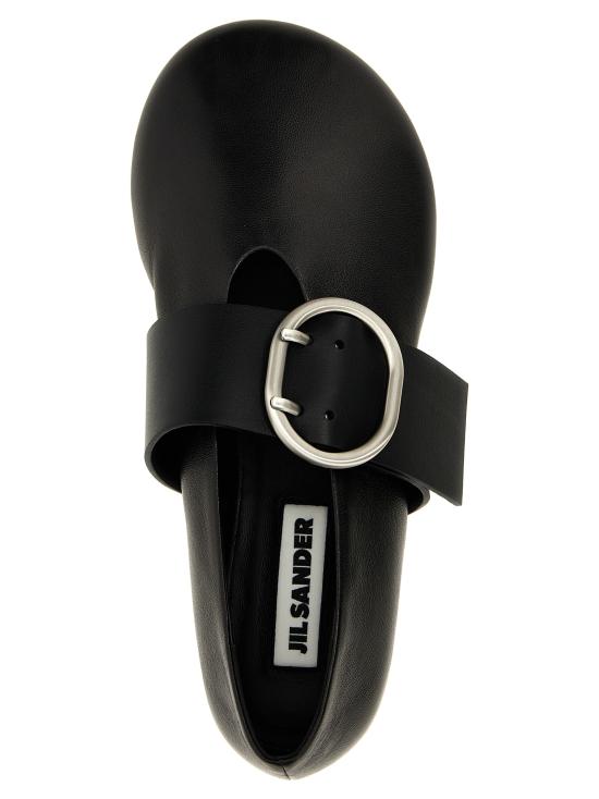 25FW 질샌더 플랫 슈즈 J15WZ0031P8175001 Black - JIL SANDER