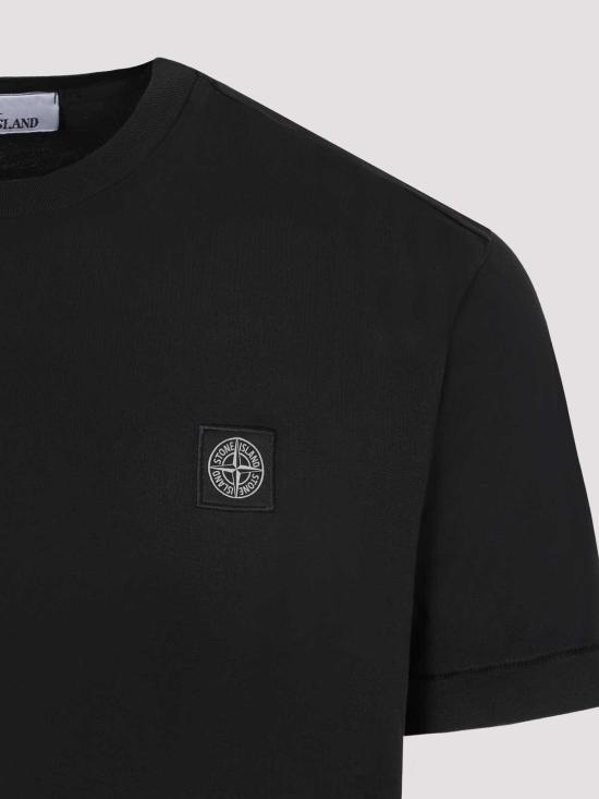  스톤 아일랜드 반팔 티셔츠 K2S152100027S0013V0029 Black - STONE ISLAND