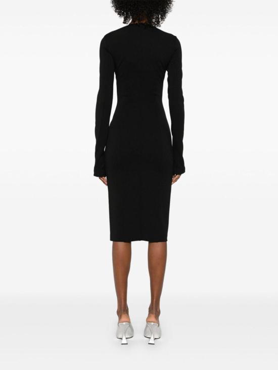  디 아티코 미디 원피스 250WCW00210PLL002AA100 Black - THE ATTICO