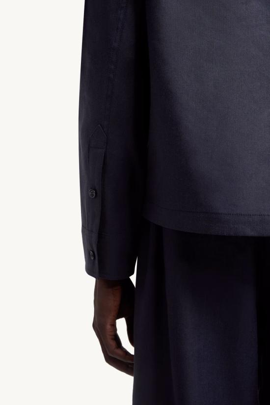 25FW 몽클레어 긴팔 셔츠 K24022F00003598GK 786 NAVY - MONCLER