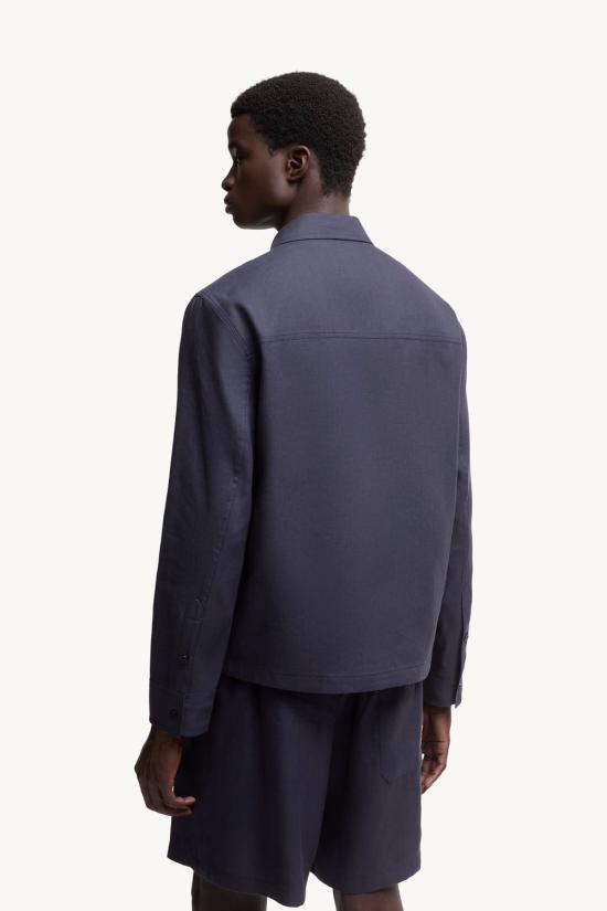 25FW 몽클레어 긴팔 셔츠 K24022F00003598GK 786 NAVY - MONCLER