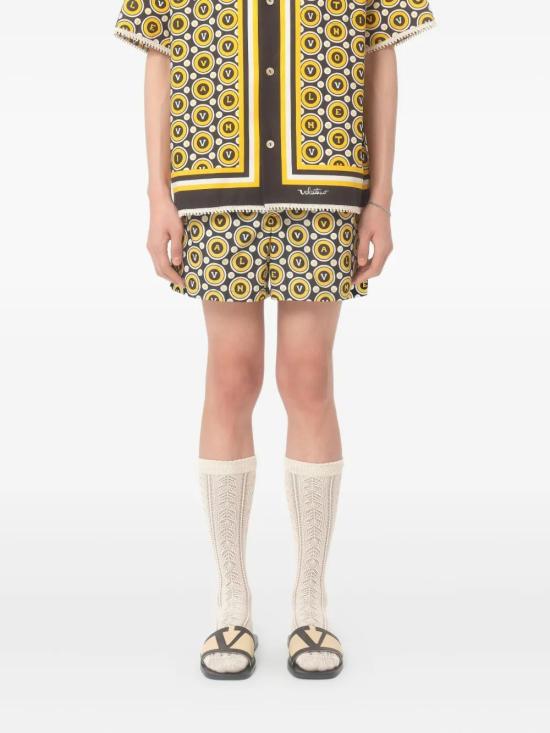 25FW 발렌티노 가라바니 스윔팬츠 7V3UH028B2U CLP NEROGIALLO - VALENTINO GARAVANI