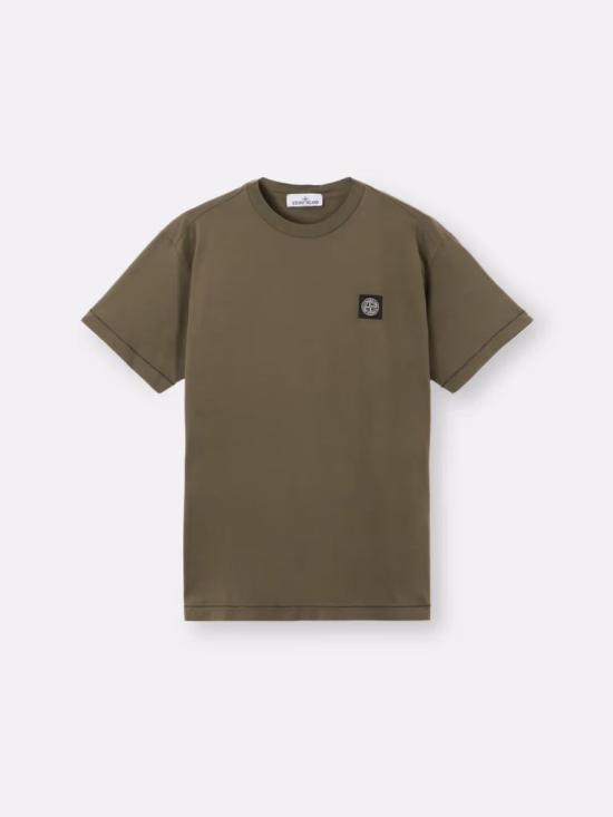 25FW 스톤 아일랜드 반팔 티셔츠 K2S152100027S0013 V0054 MILITRGREN