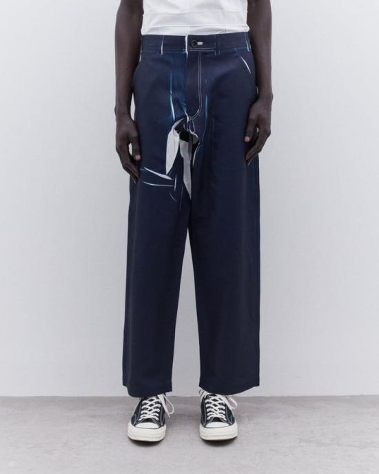 25SS 꼼데가르송 숏팬츠 FOP503S25 NAVY - COMME DES GARCONS
