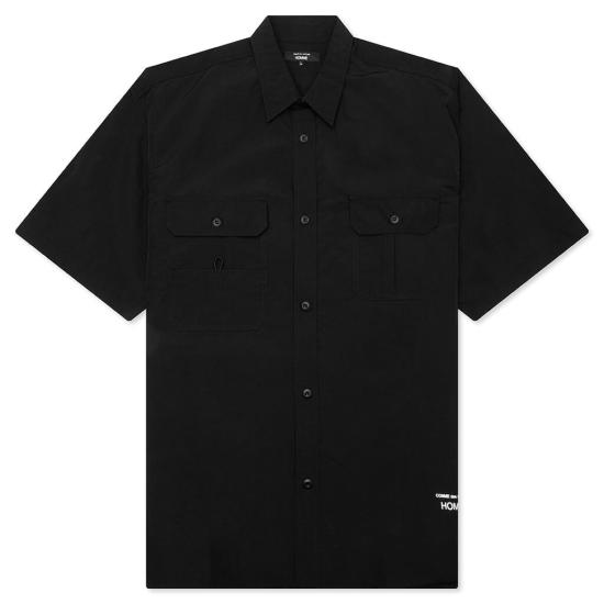 25SS 꼼데가르송 반팔 셔츠 HOB024S25 BLACK