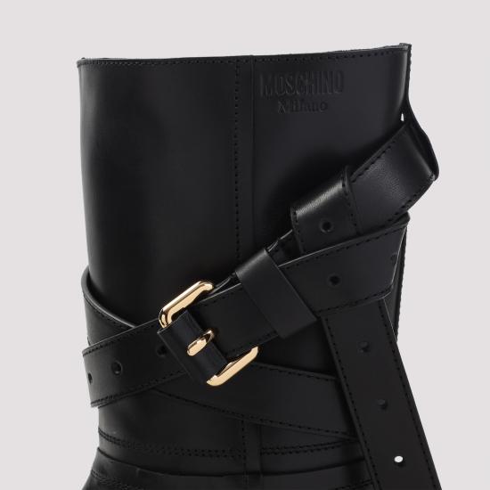 25FW 모스키노 부츠 MA26054G1NMJ5 000 BLACK - MOSCHINO