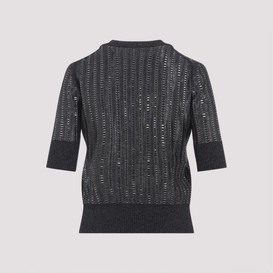 25FW 에르마노 설비노 스웨터 D475L301CTEJY D4704 GREY - ERMANNO SCERVINO