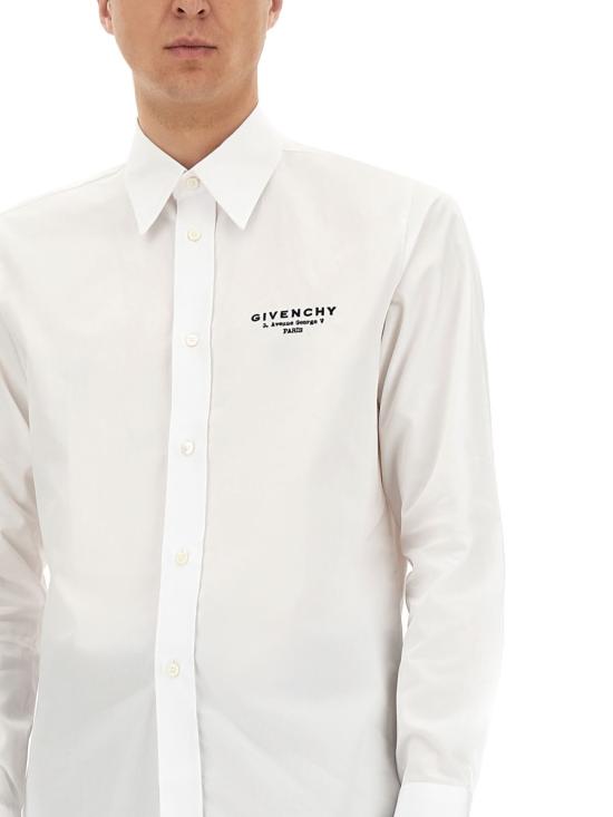 25FW 지방시 긴팔 셔츠 BM616M14M6 100 WHITE - GIVENCHY