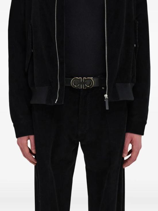 25FW 살바토레 페라가모 가죽 벨트 6704600786992 NERO BLACK - SALVATORE FERRAGAMO