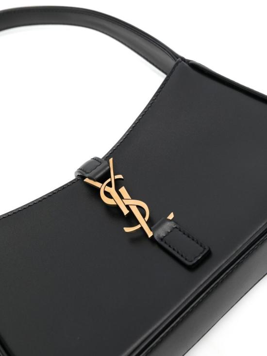 25FW 생로랑 Le 5 A 7 미니 호보백 7103182R20W 1000 BLACK - SAINT LAURENT