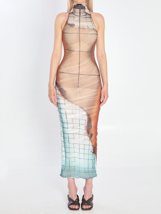 25FW 장 폴 고티에 롱 원피스 WDR025M003P 150100 WHITE