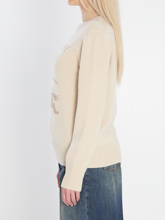 25FW 버버리 EKD 울 캐시미어 스웨터 8114157 A4186 BEIGE - BURBERRY