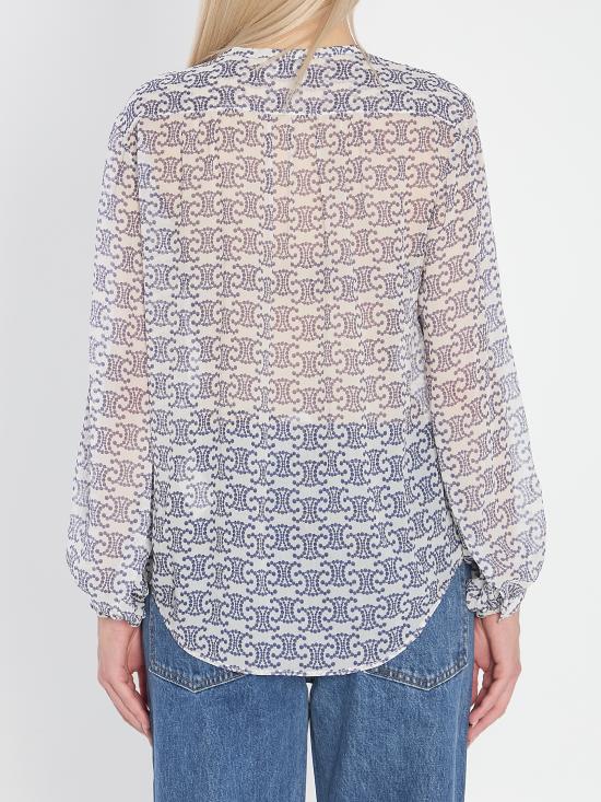 25FW 셀린느 블라우스 2C97A0809 GAR3 BLUE - CELINE