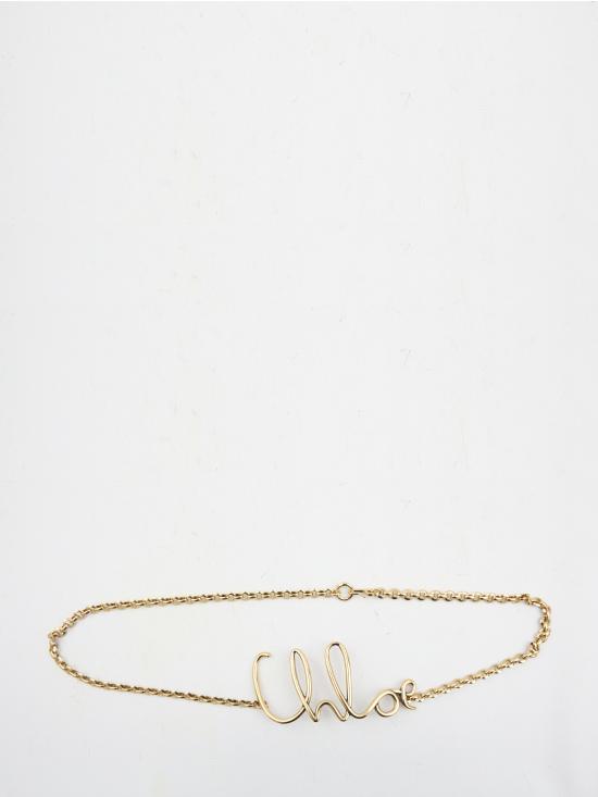 25FW 끌로에 슬림 벨트 CHC24AC068CB7 9DC GOLD