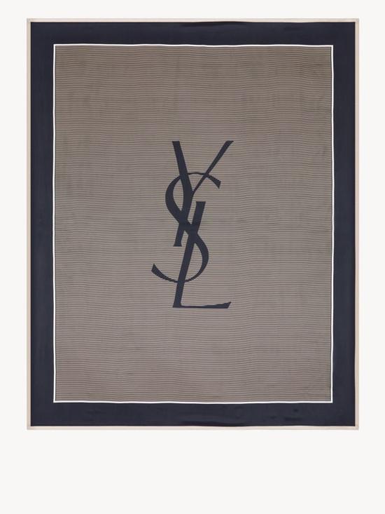 25FW 생로랑 머플러/스카프 2535859 822138 3Y039 4178 WHITE