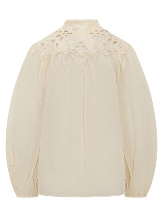 25FW 짐머만 블라우스 3261TSS254 CRM WHITE - ZIMMERMANN