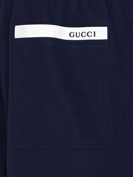 25SS 구찌 웹 버뮤다 쇼츠 814619ZAJP14294 - GUCCI