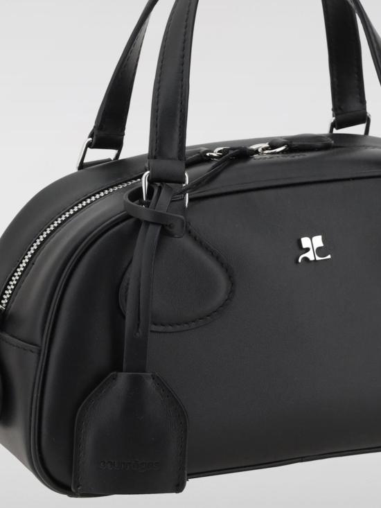 25FW 쿠레쥬 프라이데이 레더 볼링백 125GSA167CR0065 9999 Black - COURREGES