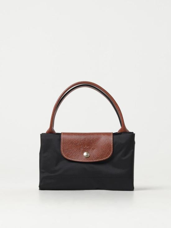 26SS 롱샴 르 플리아쥬 오리지널 M 탑핸들백 L1623089 001 Black - LONGCHAMP