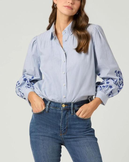 쇼산나 셔츠 쇼샤나 케이트  라이트 블루/아이보리/네이비