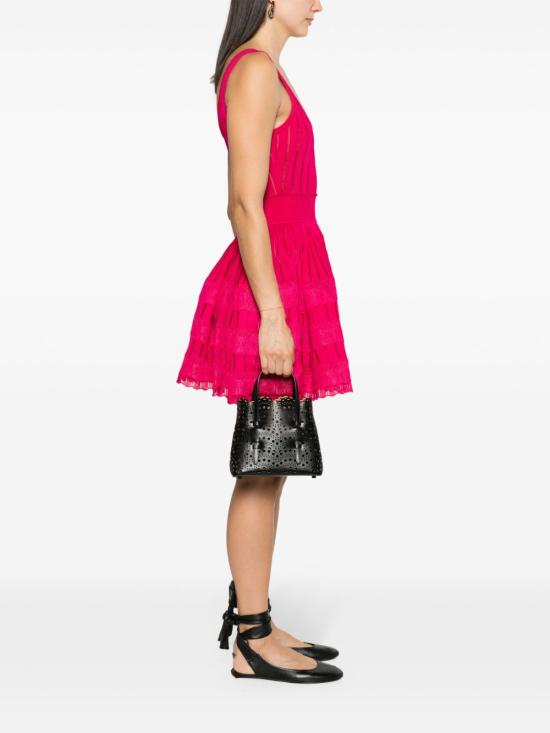 25FW 알라이아 토트백 AA1S06720C0A44 999 Black - ALAIA