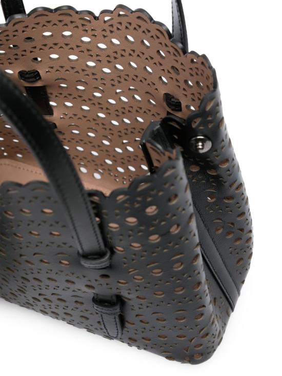 25FW 알라이아 토트백 AA1S06720C0A44 999 Black - ALAIA