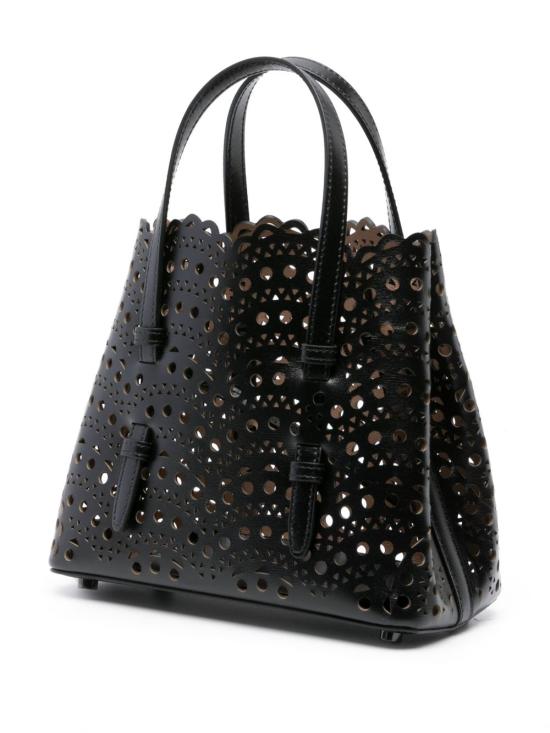 25FW 알라이아 토트백 AA1S06720C0A44 999 Black - ALAIA