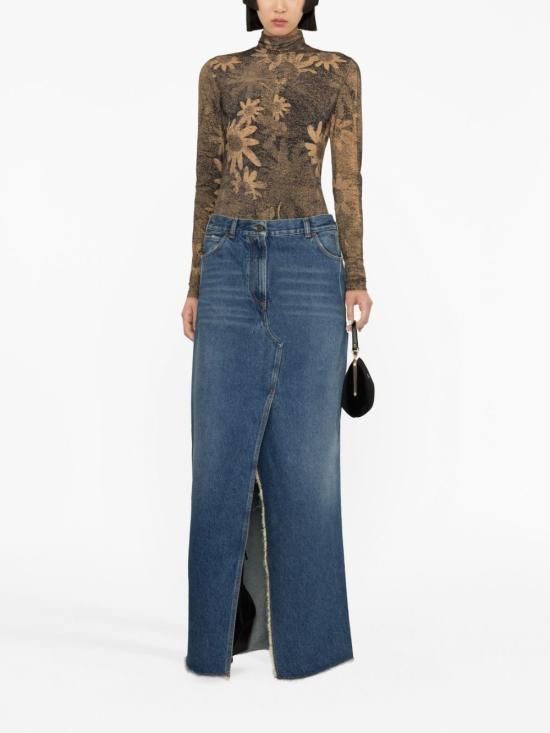  다크파크 데님 스커트 WSK01 DBL02W053 Blue - DARKPARK