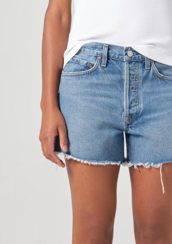  에이골디 데님 숏팬츠 아골드 파커 롱 숏 - AGOLDE