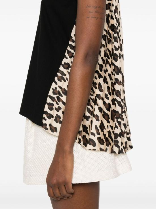 25SS 사카이 민소매 티셔츠 25 07908 061 Black - SACAI