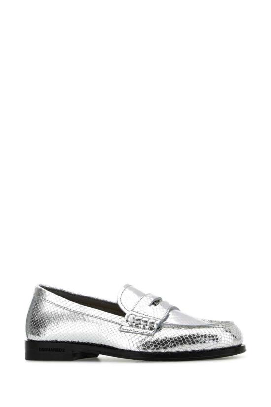 25FW 디스퀘어드2 로퍼 LOW001940908455 2137 SILVER - DSQUARED2