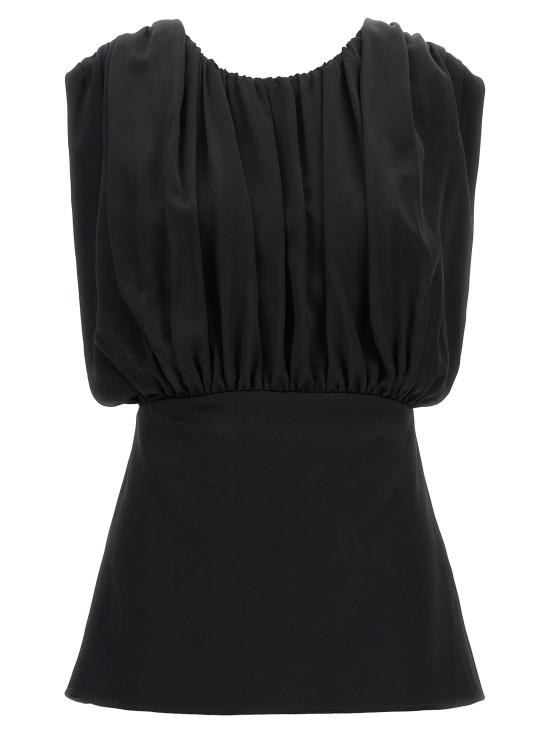  질샌더 민소매 티셔츠 J01NC0132J76018001 Black