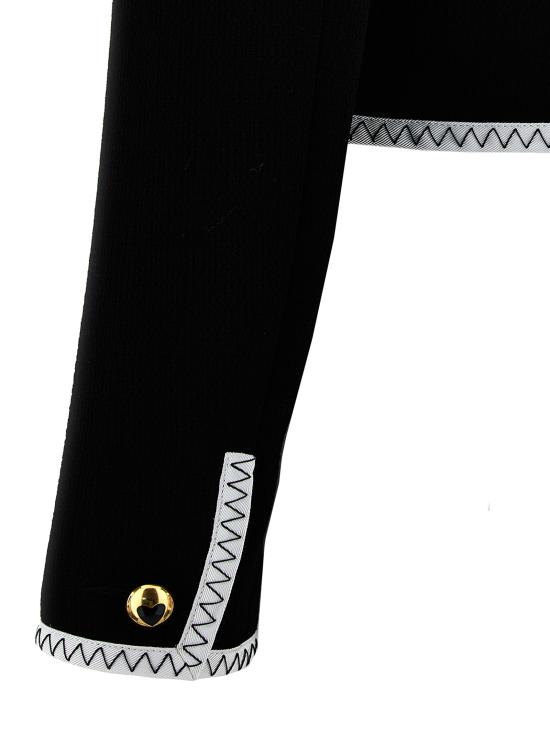 24FW 모스키노 수트 세트 J050655170555 White Black - MOSCHINO