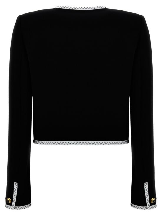 24FW 모스키노 수트 세트 J050655170555 White Black - MOSCHINO