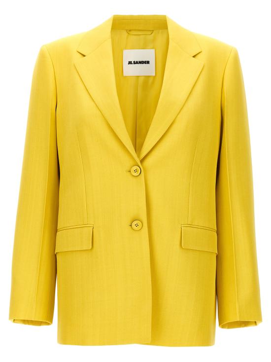  질샌더 수트 세트 J02BN0153J65005341 Yellow