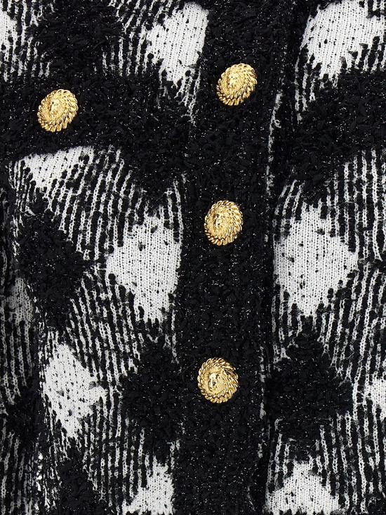 24FW 발망 수트 세트 DF0SK248KH66EAB White Black - BALMAIN