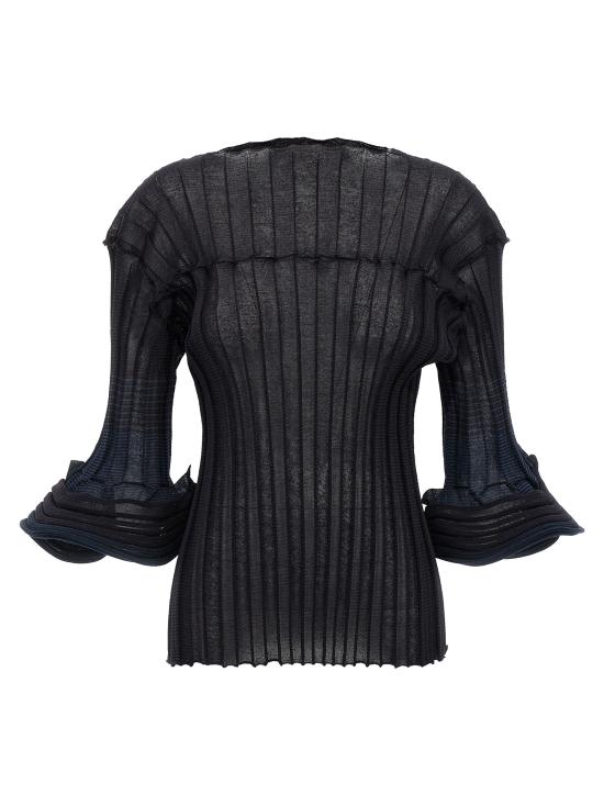 24FW 이세이 미야케 이브닝 티셔츠 IM48KN28517 Blue