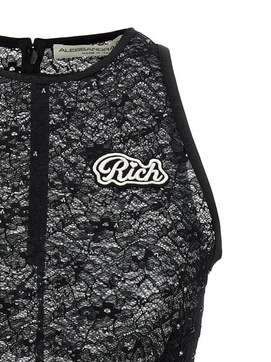  알레산드라리치 민소매 티셔츠 FABX3603P42060900 Black - ALESSANDRA RICH