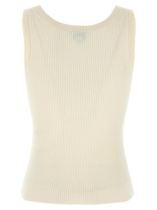 25FW 겐조 민소매 티셔츠 FF62TO6133LG01 White - KENZO