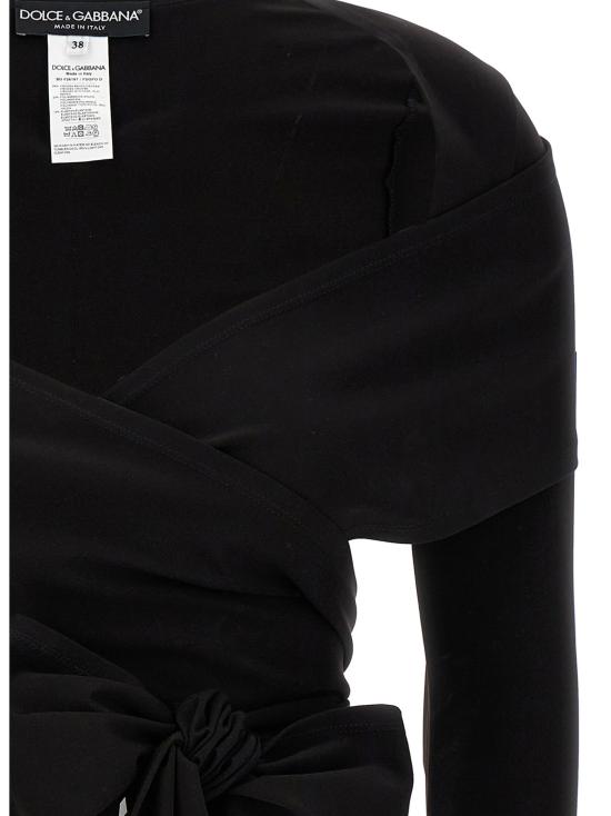  돌체앤가바나 긴팔 티셔츠 F26T8TFUGPON0000 Black - DOLCE & GABBANA