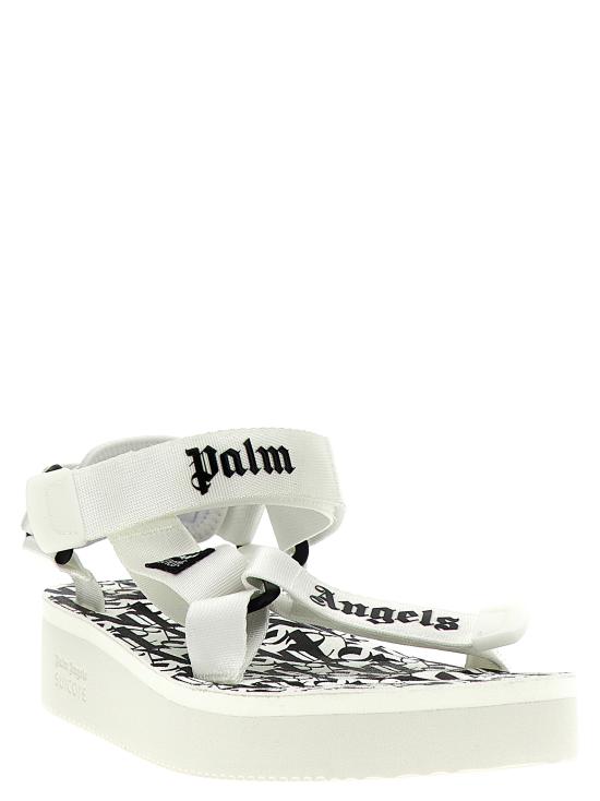  팜앤젤스 샌들 PWIH027S24MAT00101100110 White Black - PALM ANGELS